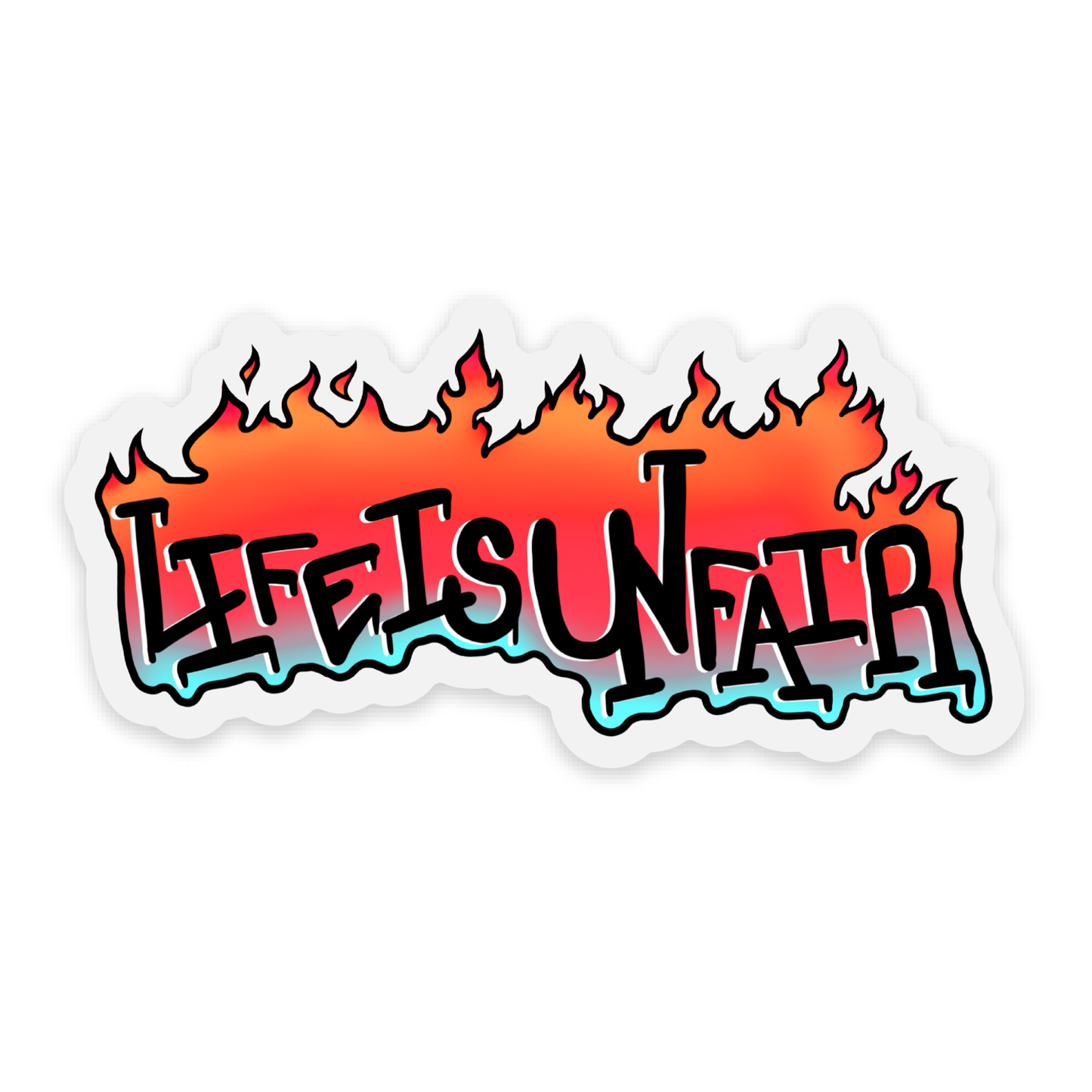 Fire Tag Logo Sticker