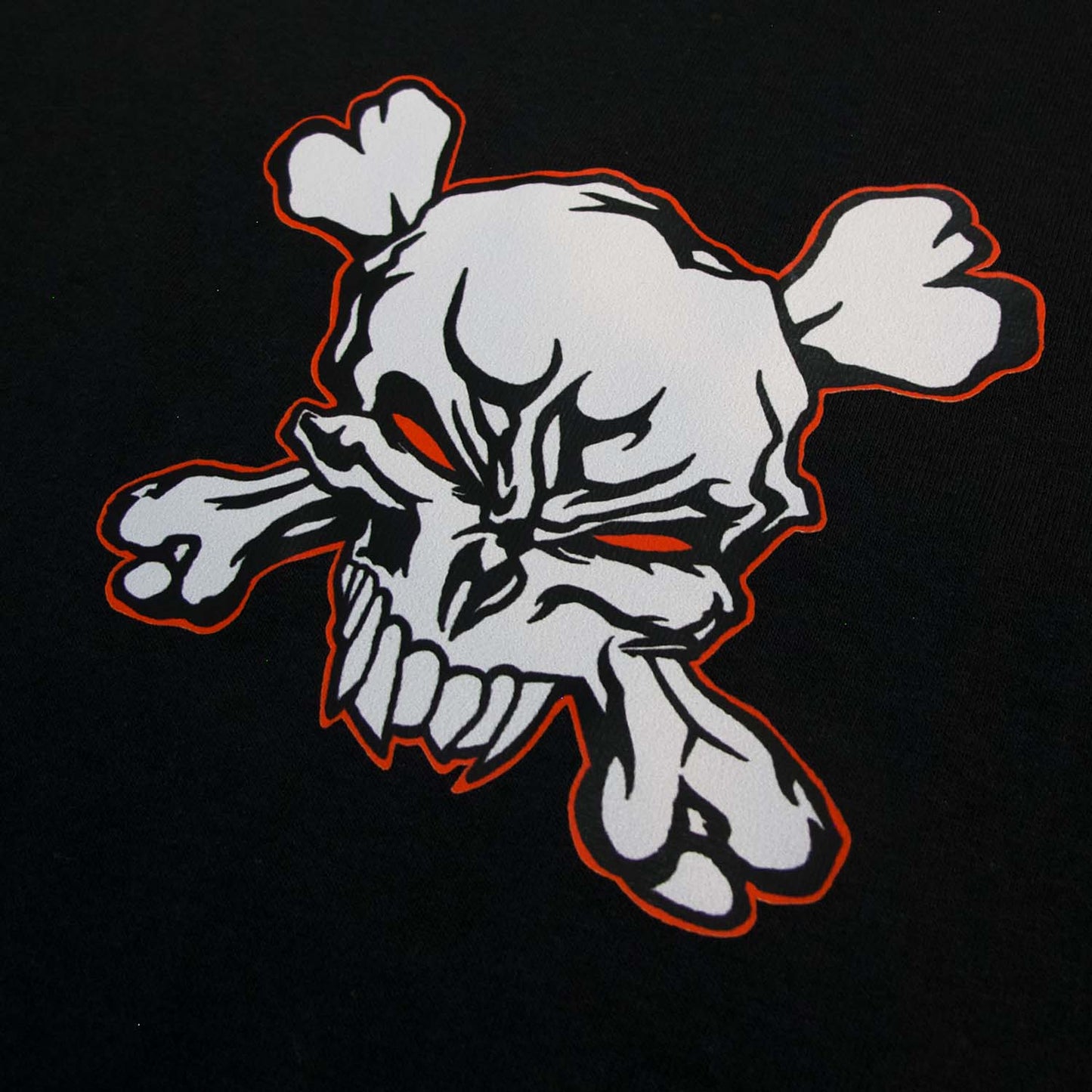 Skull Longsleeve Tee (Black)