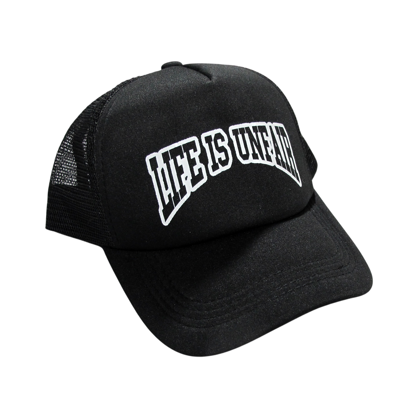 Arch Logo Trucker Hat (Black/White)