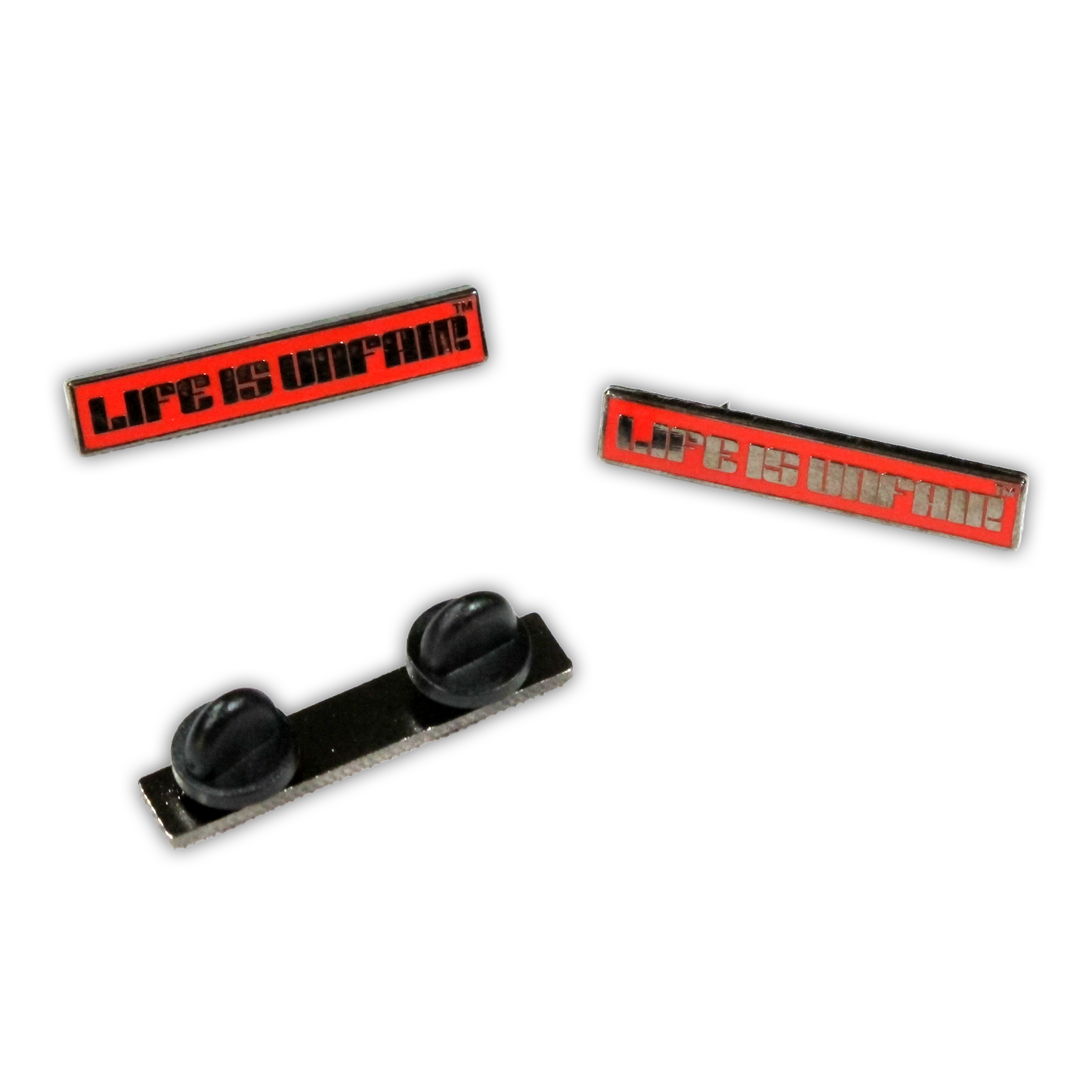 Blox Logo Enamel Pin (Red/Black)