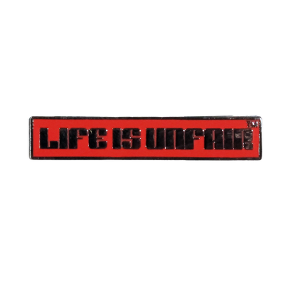 Blox Logo Enamel Pin (Red/Black)