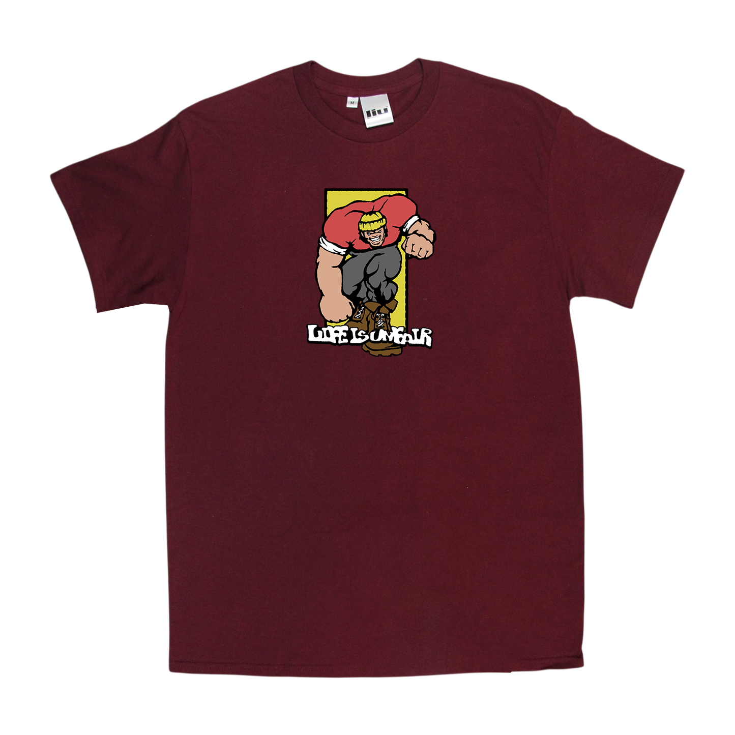 Brute Tee (Maroon)