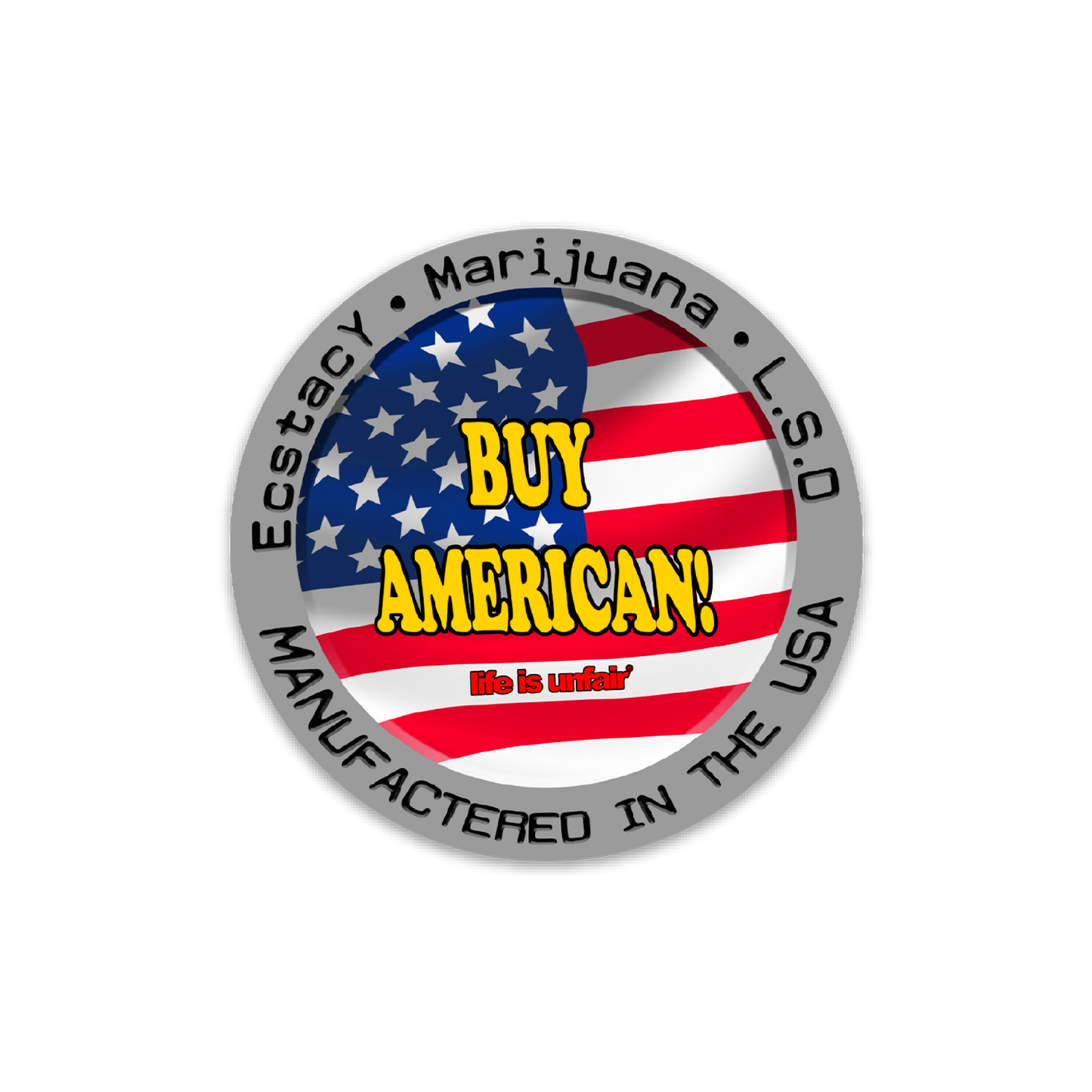 Buy American! Sticker