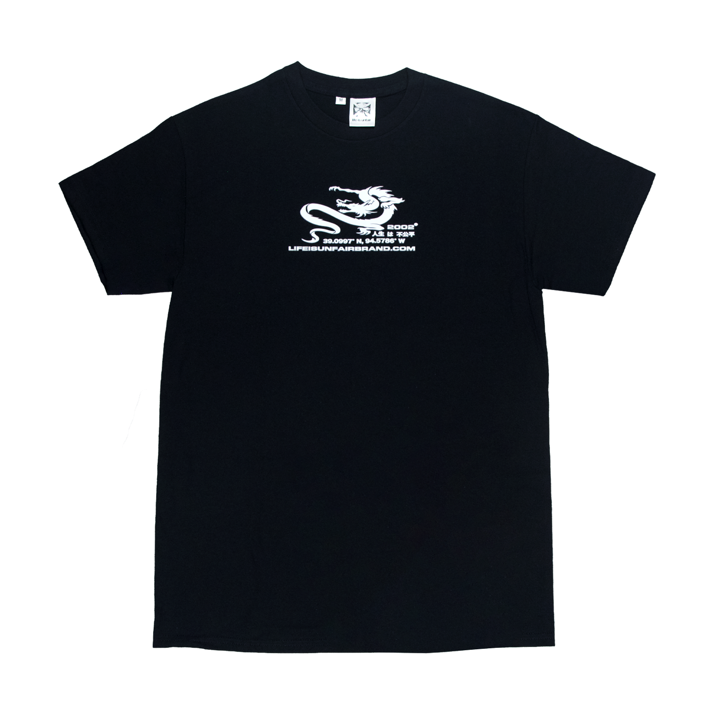 $10 Dragon Coordinates Tee (Black)