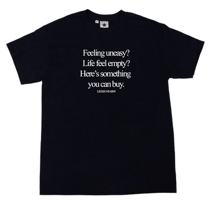 Feeling Uneasy Tee (Black)