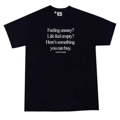 Feeling Uneasy Tee (Black)