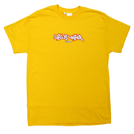 Graffiti Logo Tee (Gold)