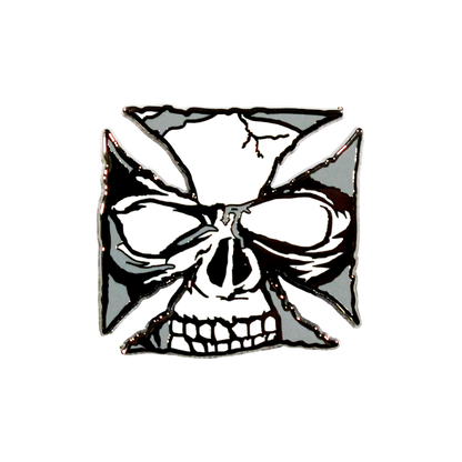 Hollowed Skull Enamel Pin