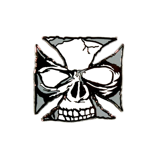 Hollowed Skull Enamel Pin