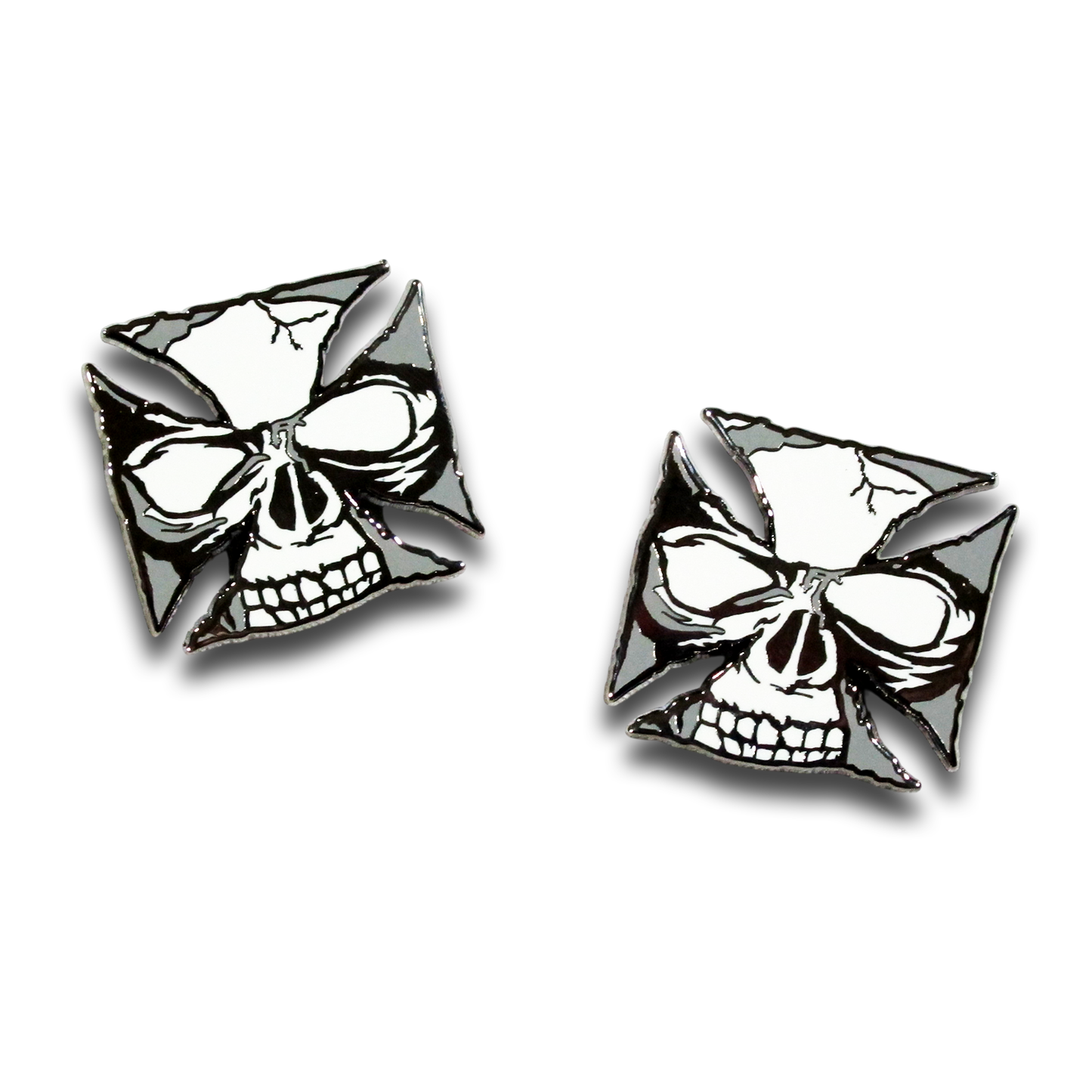 Hollowed Skull Enamel Pin