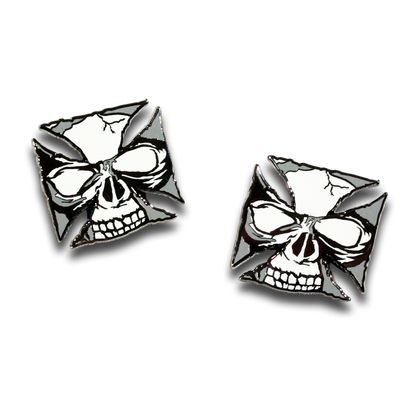 Hollowed Skull Enamel Pin