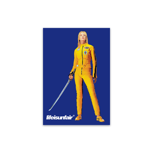 Kill Bill Sticker (Blue)