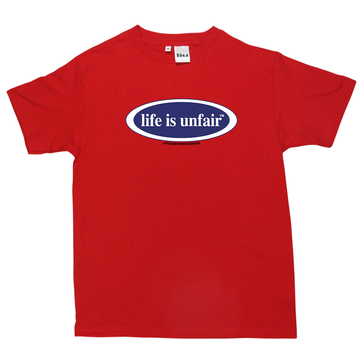Oval Logo Tee (Red)
