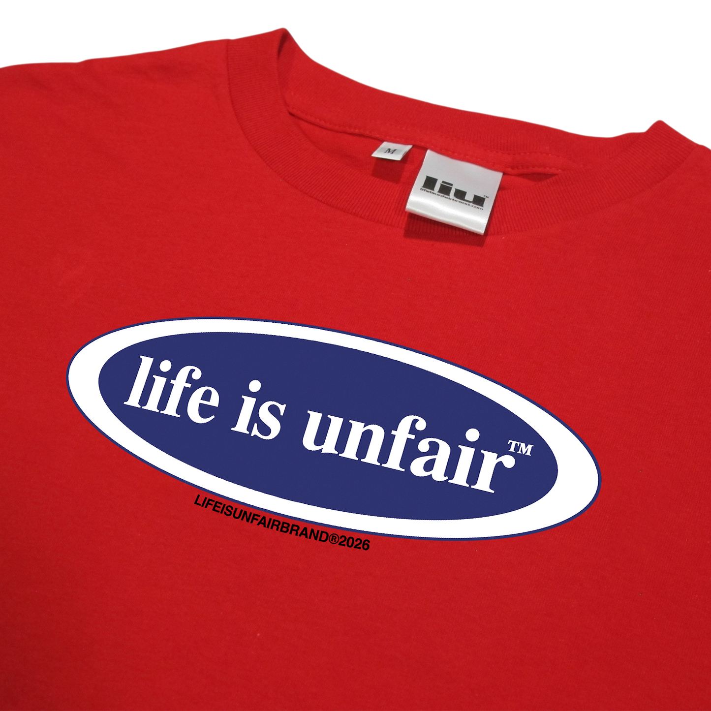 Oval Logo Tee (Red)