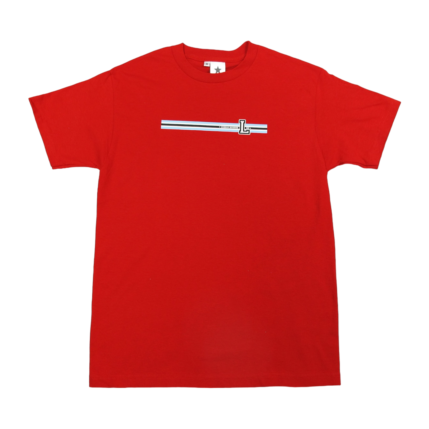 Skateboards Stripe Tee (Red)