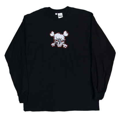 Skull Longsleeve Tee (Black)