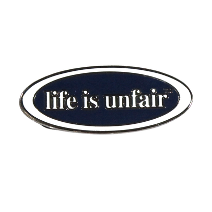 Oval Times Logo Enamel Pin