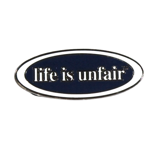 Oval Times Logo Enamel Pin