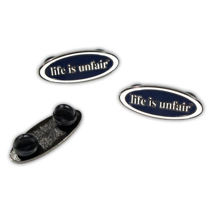 Oval Times Logo Enamel Pin