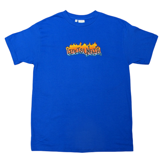 Fire Tag Logo Tee (Royal Blue)